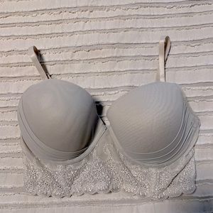 Size DD beautiful grey lace bra